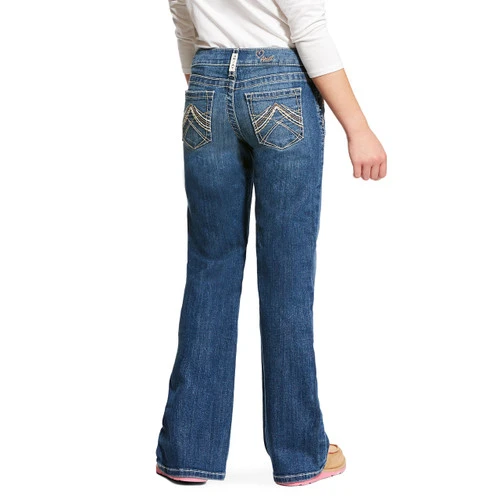 Girls Ariat REAL Whipstitch Jeans - Image 2