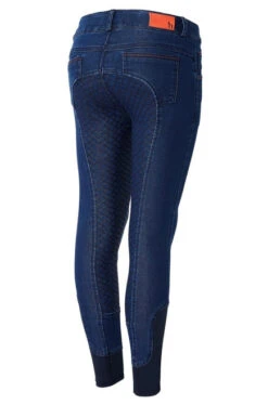 Horze Kids Allison Denim Breeches Full Seat