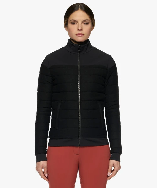 Cavalleria Toscana Wool Quilt And Jersey Jacket - Image 4