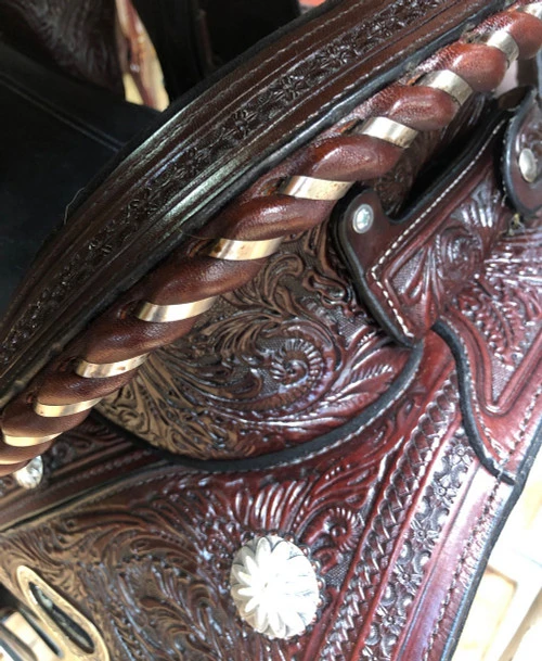 Circle Y Fischer Daisy Treeless Barrel Saddle 1308 - Image 2