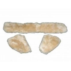 Fleeceworks Sheepskin Cribbing Collar Cover - Set Of 3