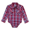 Baby Wrangler Plaid Snap Shirt Onesie
