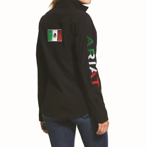 Kids Ariat Team Softshell Mexico Jacket - Image 3