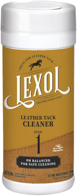 Lexol Leather Tack Cleaner Step 1 Wipes