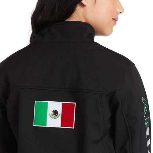 Kids Ariat Team Softshell Mexico Jacket - Image 4