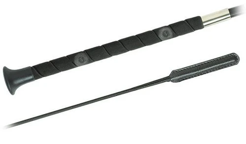 FLECK Nylon Dressage Whip With Nubuck Wrapped Grip