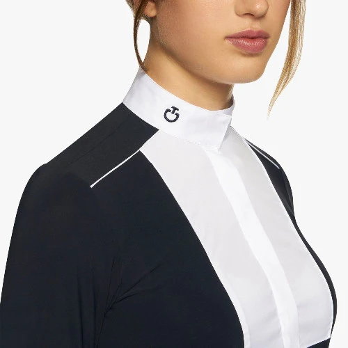 Cavalleria Toscana Outline Piping Shirt Long Sleeve - Image 5