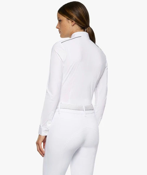 Cavalleria Toscana Outline Piping Shirt Long Sleeve