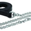 Perri's Leather Lead With Chrome Chain