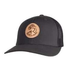 SaltWater Riders Leather Patch Trucker Hat